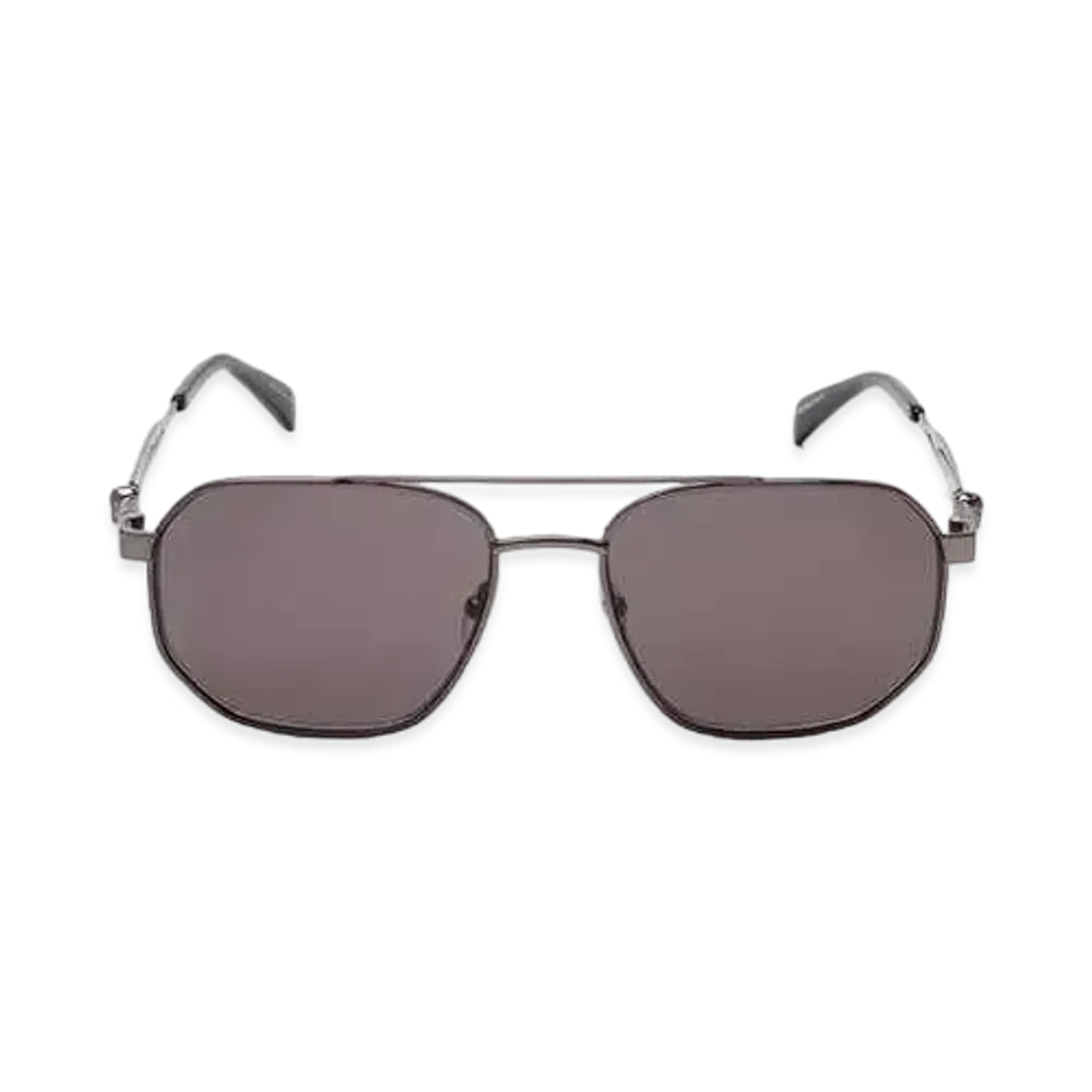 Alexander McQUEEN Floating Skull Metal Caravan Sunglasses "Ruthenium"