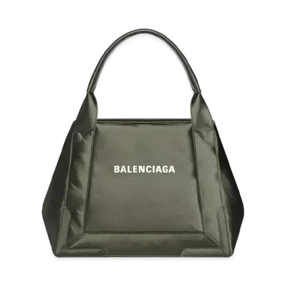 BALENCIAGA Navy Small Cavas "Khaki"