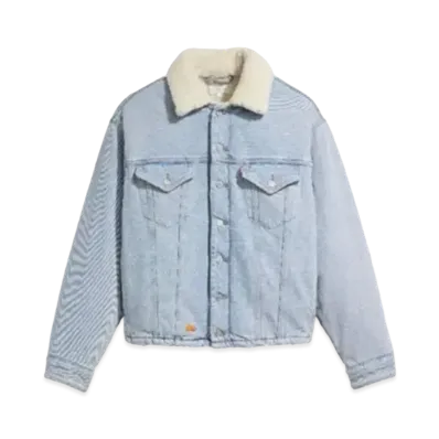 Levi's x ERL Sherpa Trucker "Light Wash"