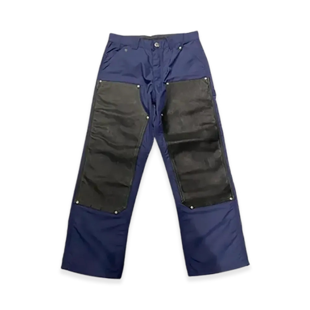 Chrome Hearts Cemetery Cross Patch Double-Knee Carpenter Pants "Blue"