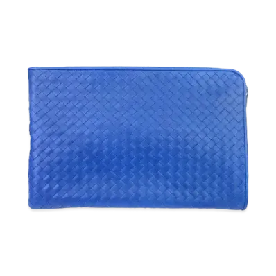 Bottega Veneta Intrecciato leather Documentcase Light "Blue"