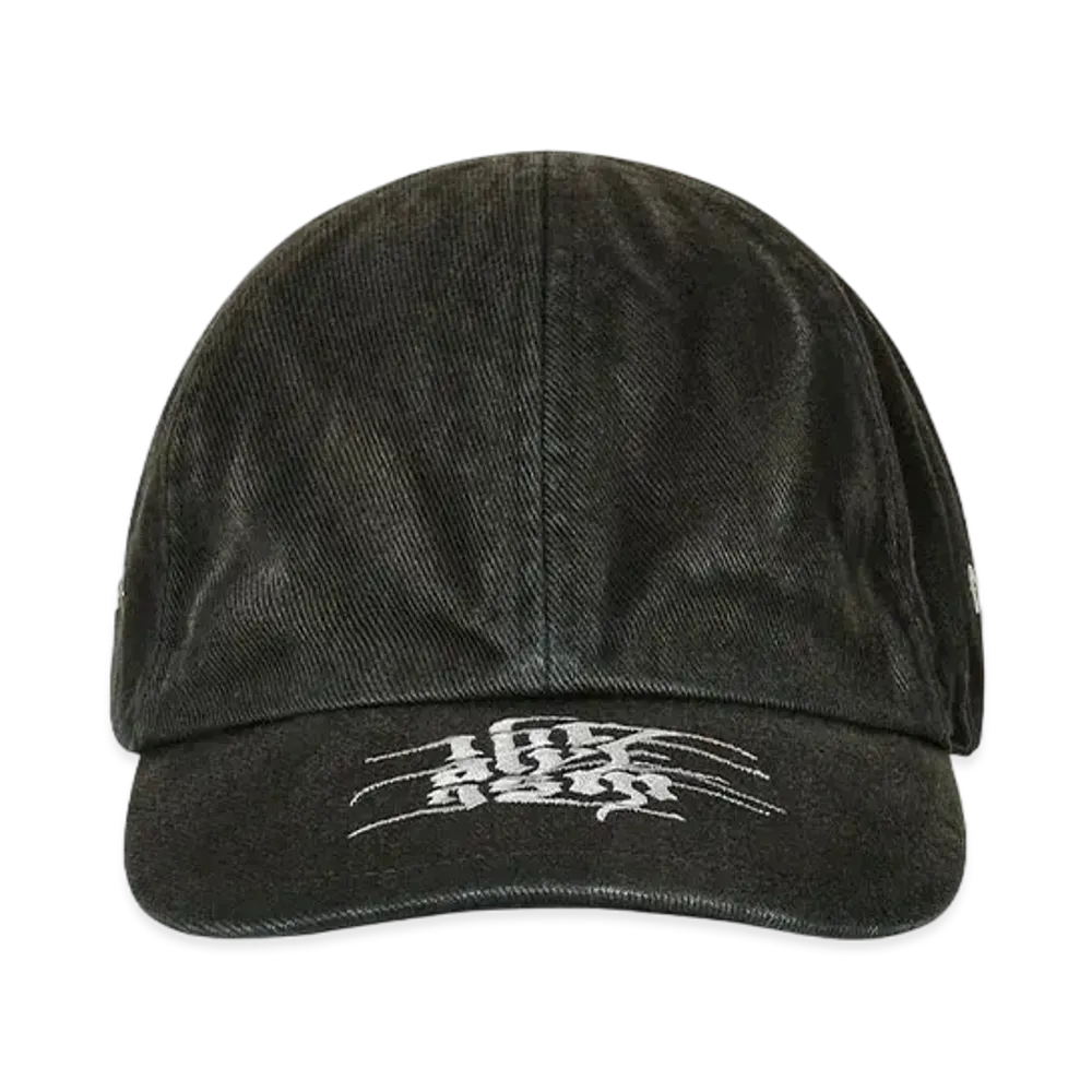 1017 ALYX 9SM Denim Logo Baseball Hat "Washed Black"