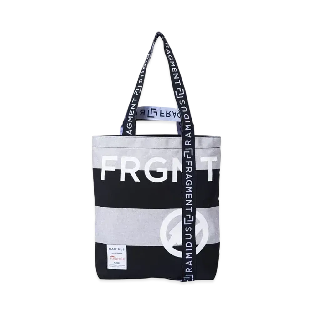 FRAGMENT x RAMIDUS TOTE BAG (M) "Black Grey"