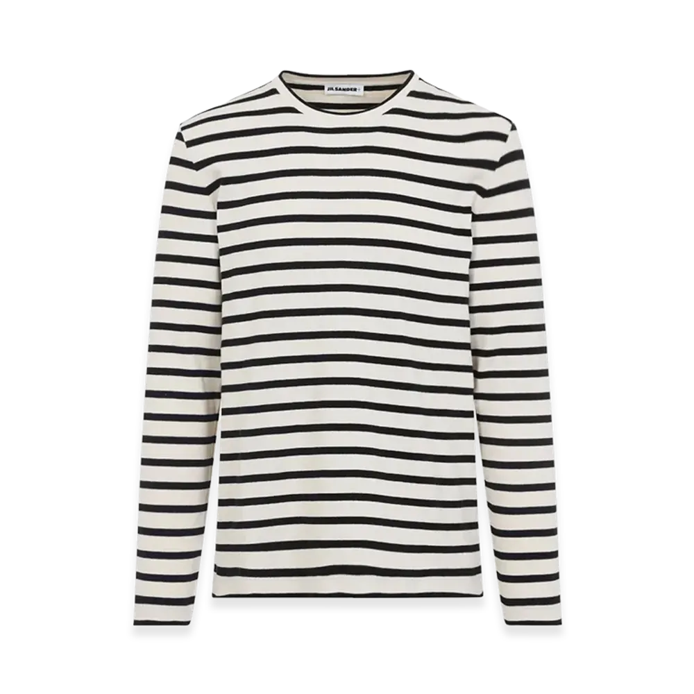 Jil Sander + Long Sleeves T-Shirt "Bluejay"
