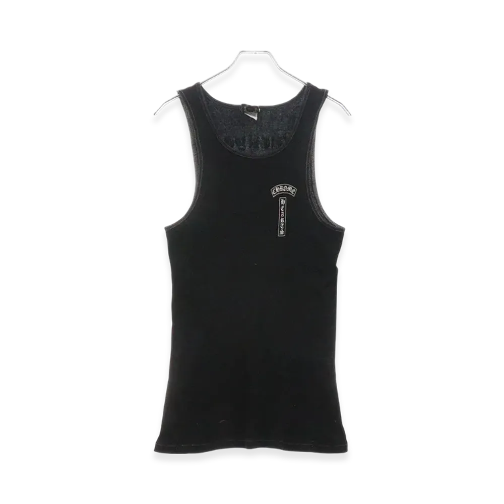 Chrome Hearts Back Cross Rib Tank Top "Black"