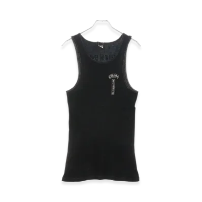 Chrome Hearts Back Cross Rib Tank Top "Black"