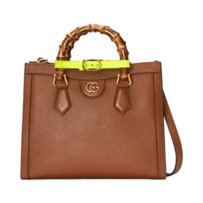 GUCCI Diana Small Tote Bag "Brown"