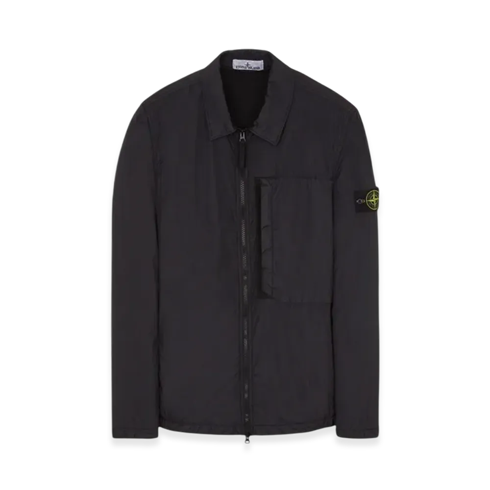 Stone Island 10723 Garment Dyed Crinkle Reps Recycled Nylon Jacket - 23FW "Black"