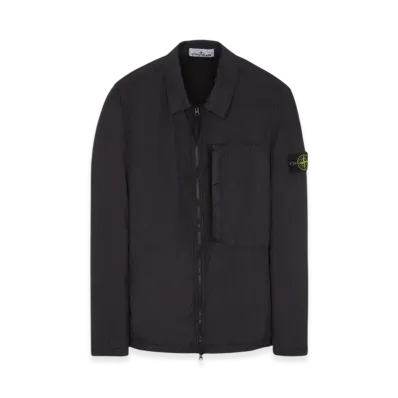 Stone Island 10723 Garment Dyed Crinkle Reps Recycled Nylon Jacket - 23FW "Black"