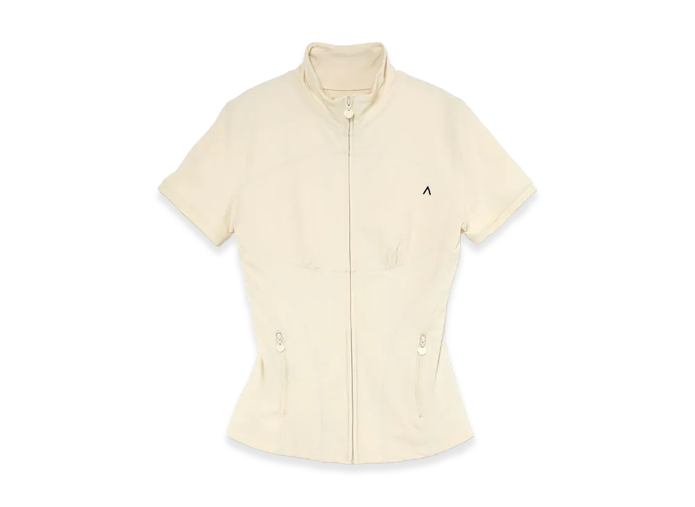 ANDMARY Women's Gigi Jersey Short Tops "Ivory"