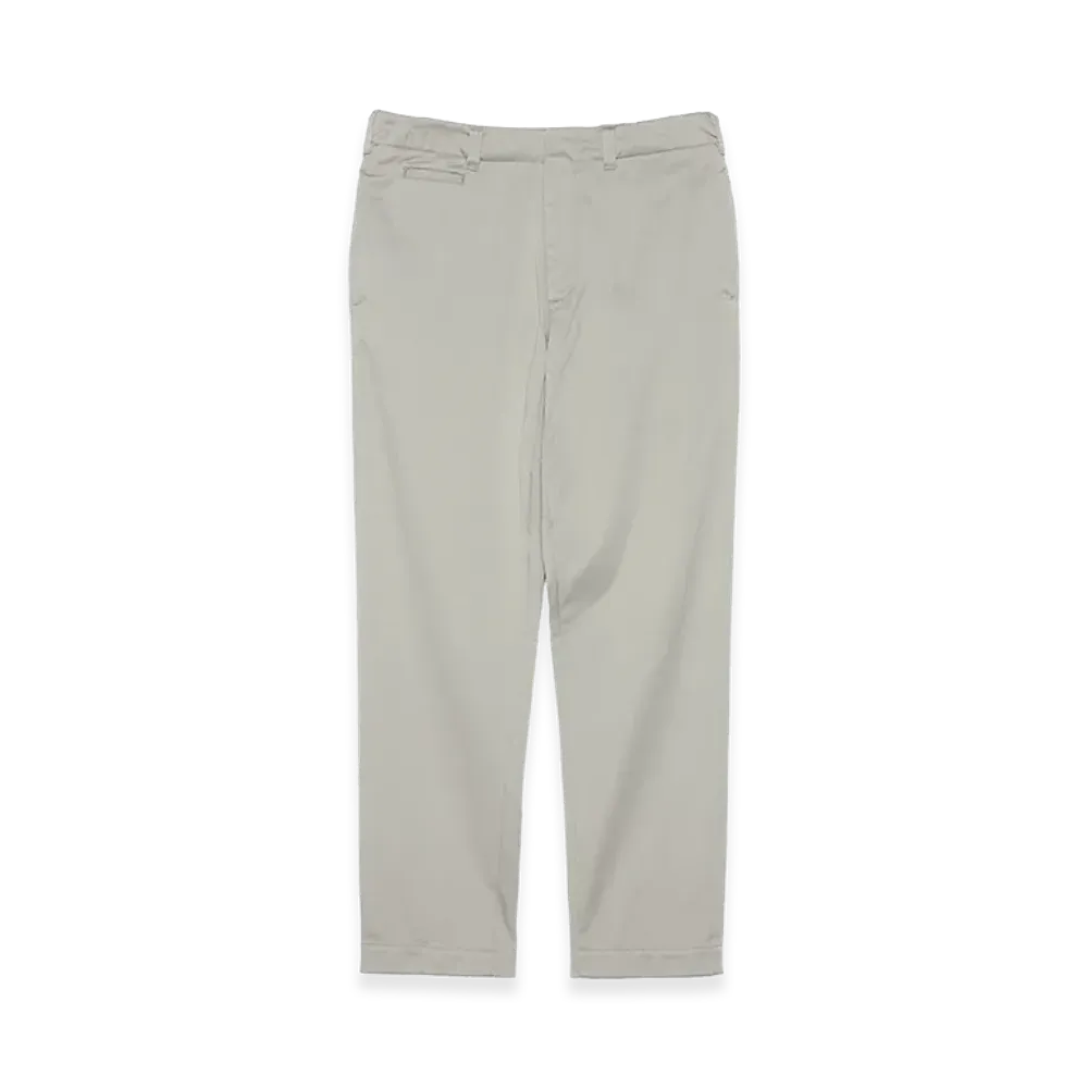 nanamica Straight Chino Pants "Light Gray"