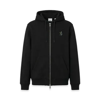 Burberry Embroidered Hoodie "Black"