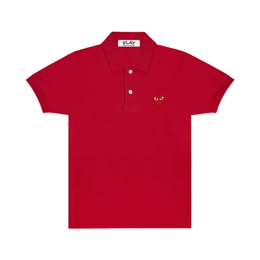 PLAY COMME des GARCONS Polo Shirt "Red"