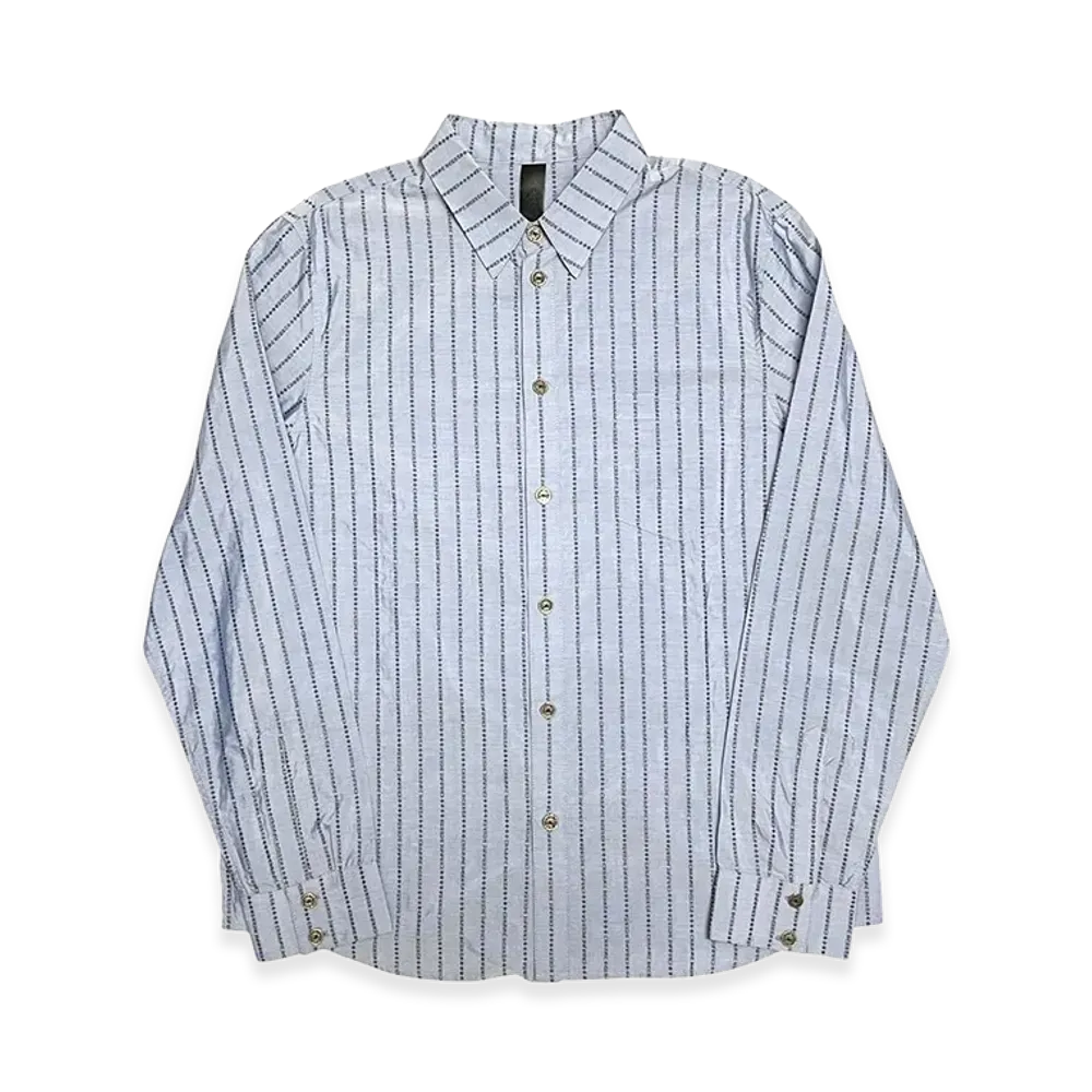 Chrome Hearts Striped L/S Shirt "Blue"