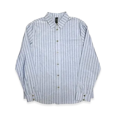 Chrome Hearts Striped L/S Shirt "Blue"