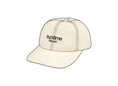 Supreme Sequin Denim Classic Logo 6-Panel "Natural"