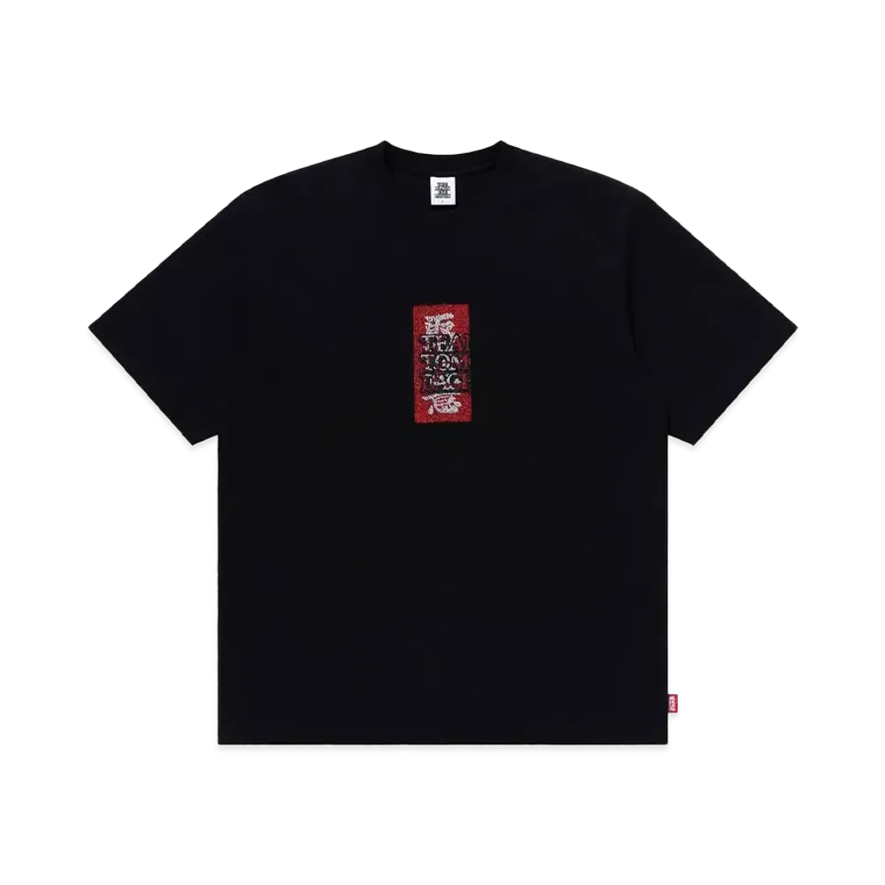 BlackEyePatch x Team Tomodachi HWC Rhinestone Tee "Black"