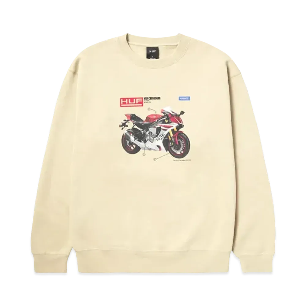 HUF 420 CC Crewneck "Stone"