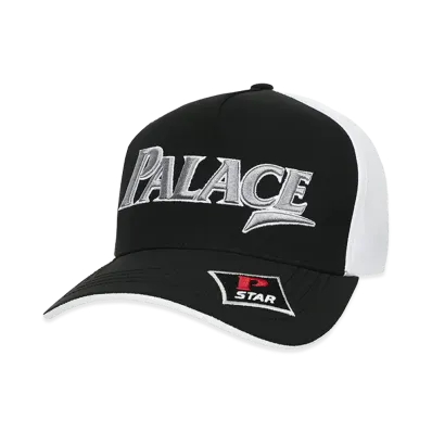 PALACE Golf P-Frame 5-Panel Snapback "Black White"