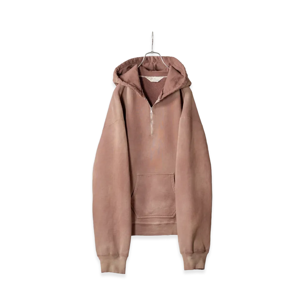 ANCELLM Fleece-Lined Sweat Hoodie "Marron"