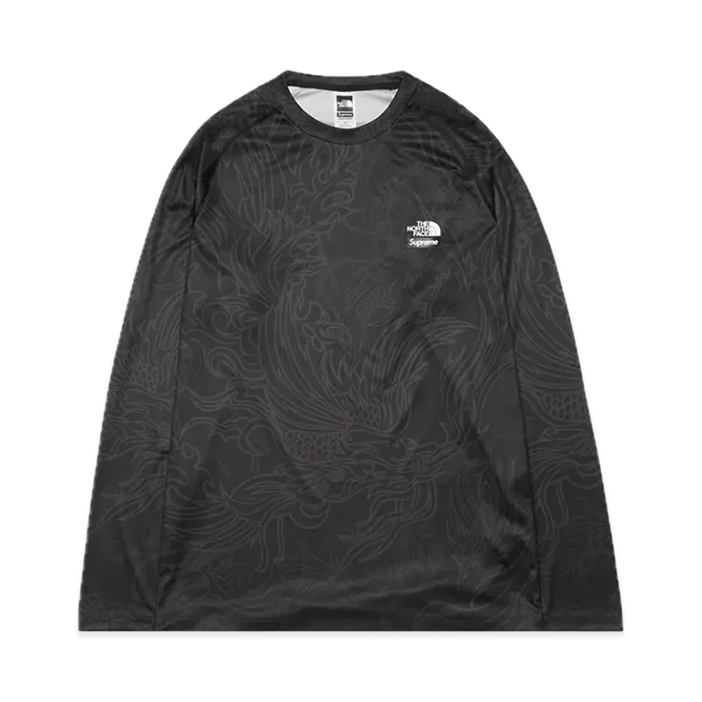 Supreme x The North Face Base Layer L/S Top "Black Dragon"