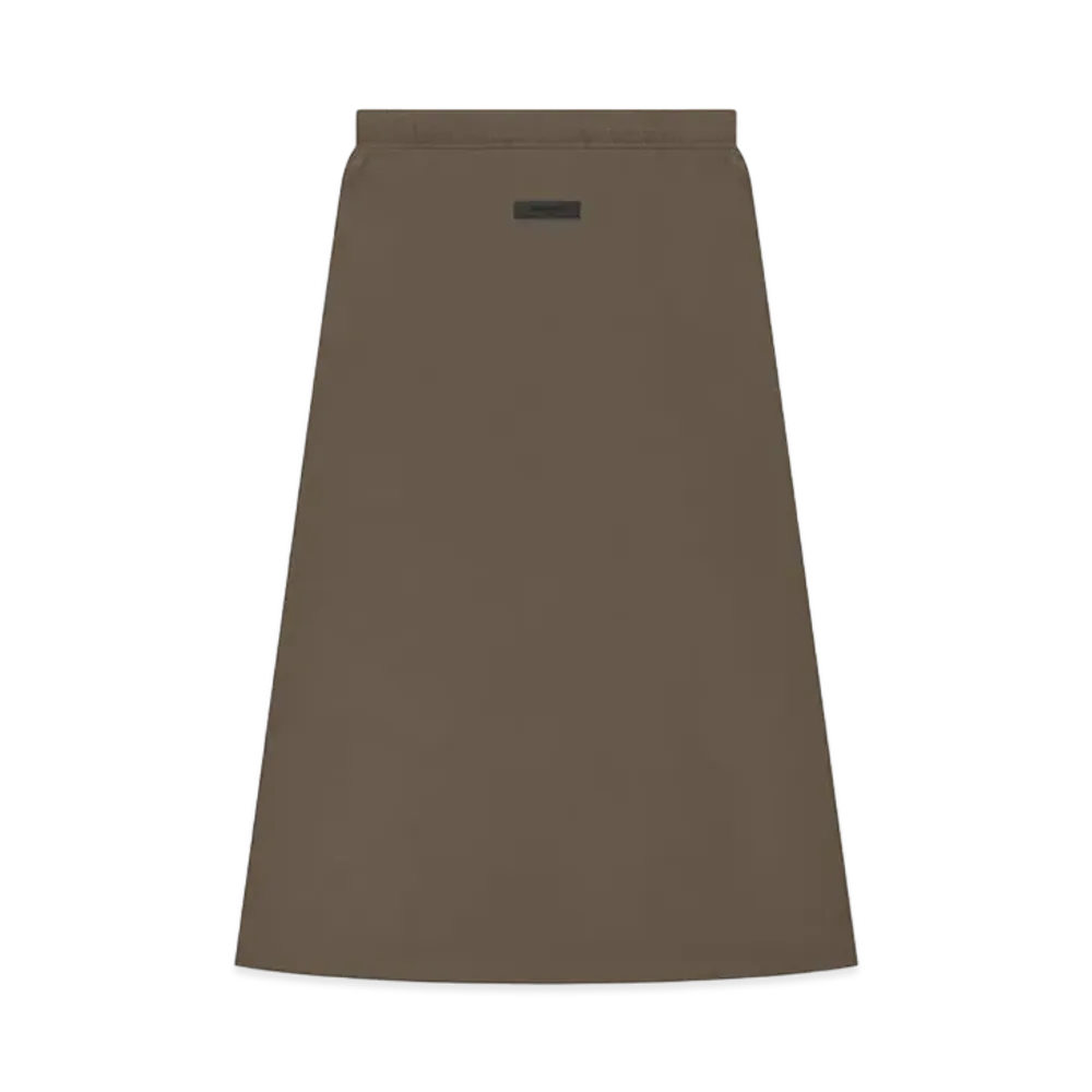 FEAR OF GOD ESSENTIALS MID Length Skirt "Wood"