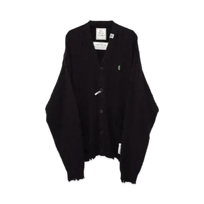 Maison MIHARA YASUHIRO Distressed Knit Cardigan "Black"