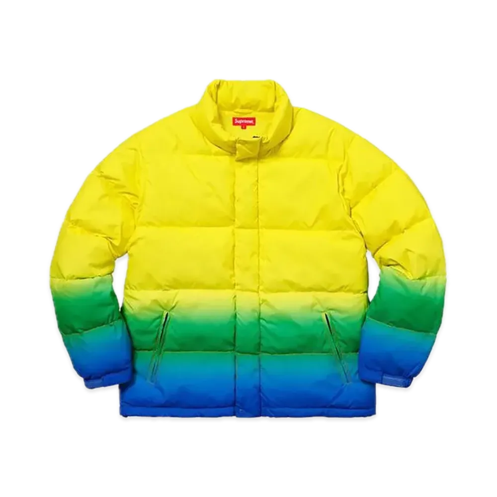 Supreme Gradient Puffy Jacket "Yellow"
