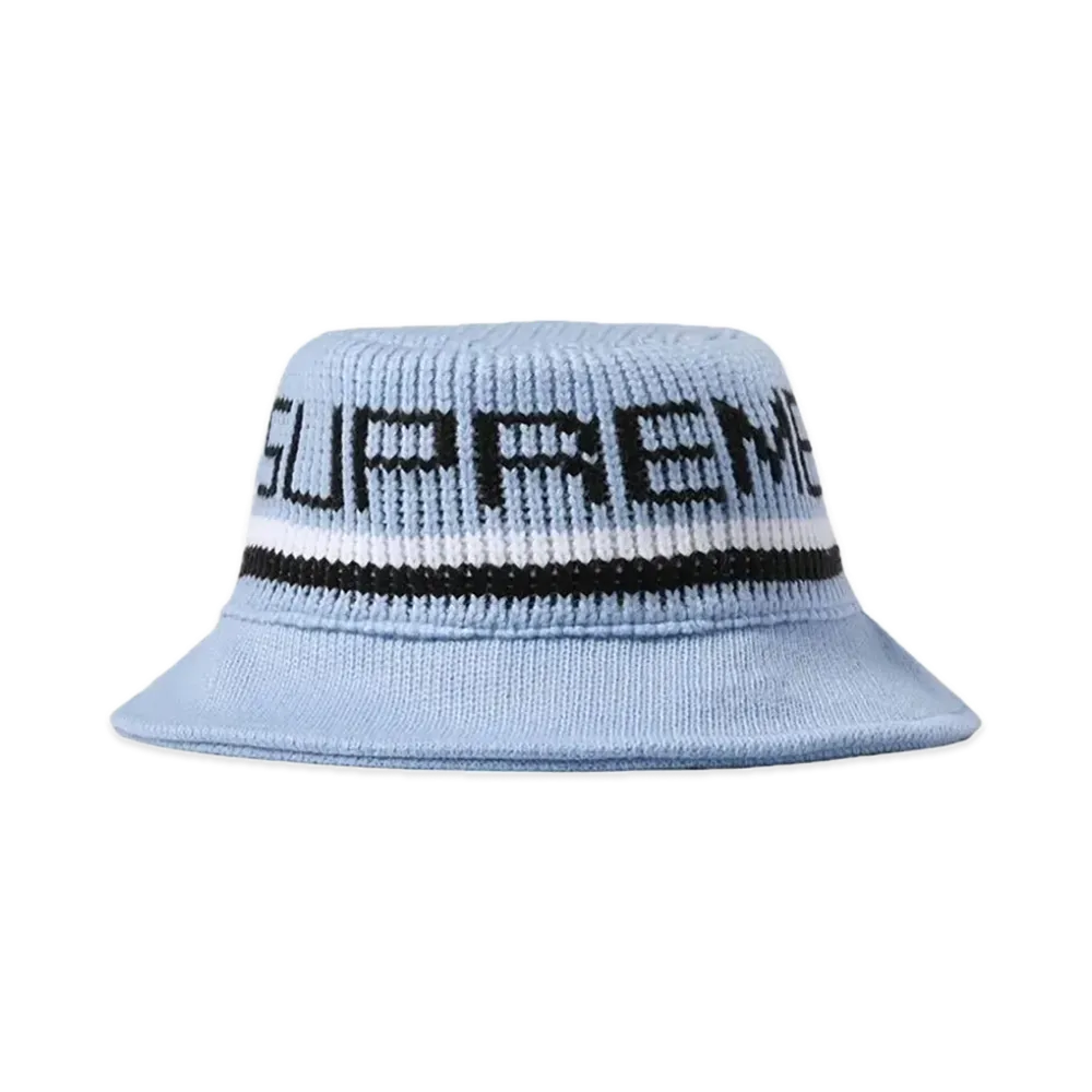 Supreme Knit Logo Crusher "Blue"