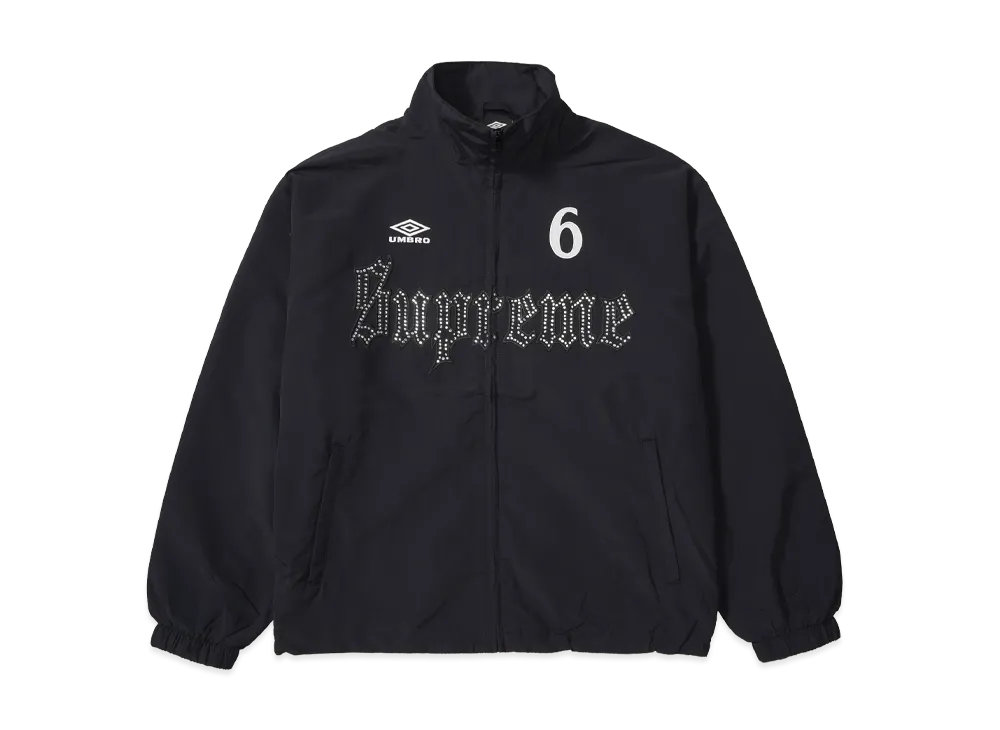 Supreme x Umbro Rhinestone Track Jacket "Black"