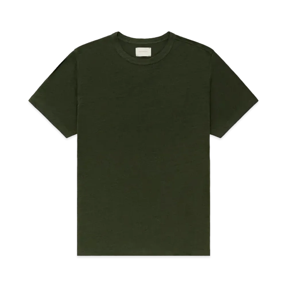 Aime Leon Dore Linen Tee "Green"