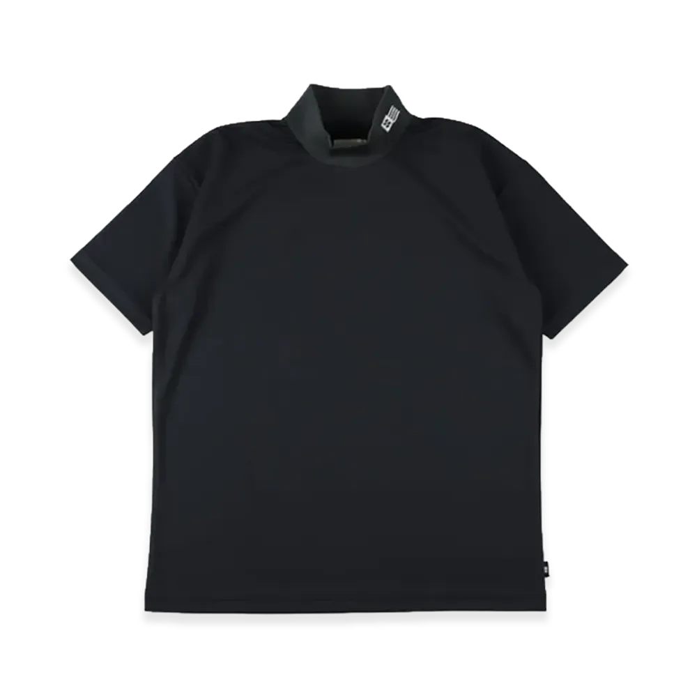 WIND AND SEA Mock Neck S/S Tee "Black"