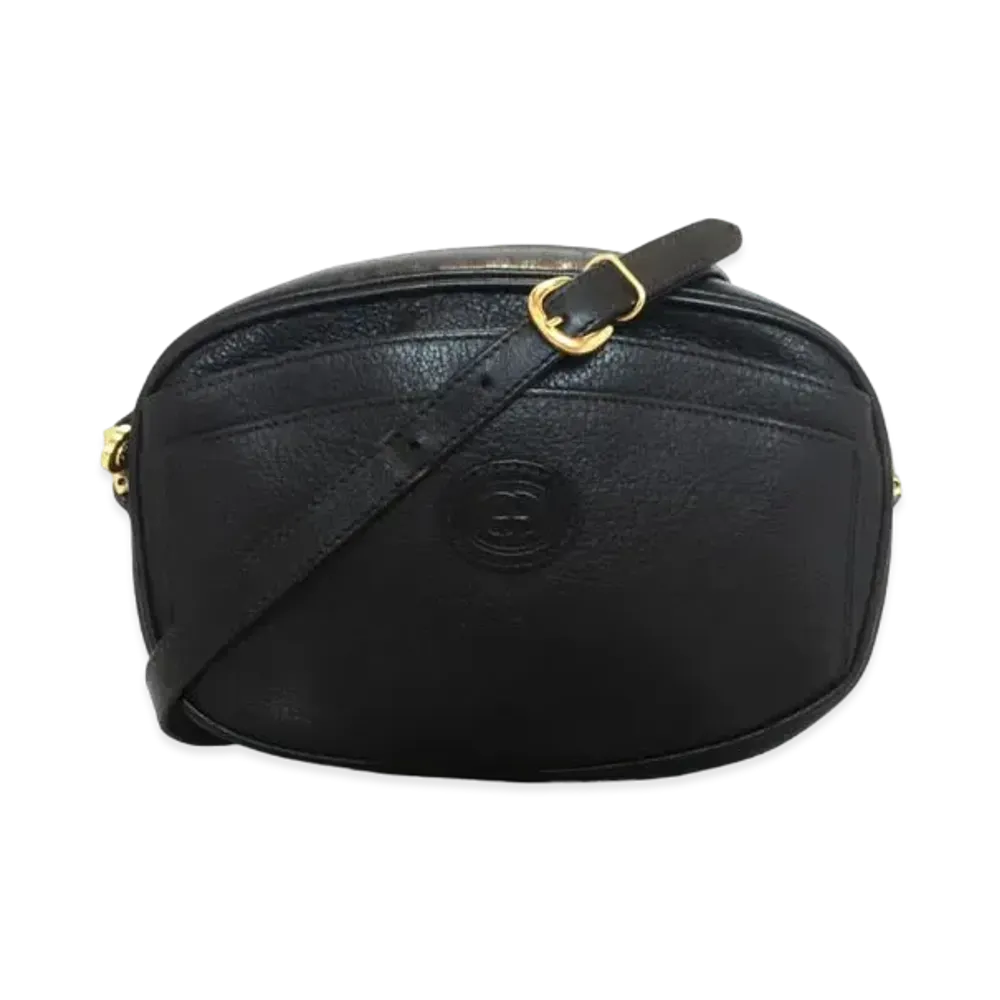 GUCCI Old Gucci Shoulder Bag Leather "Black"