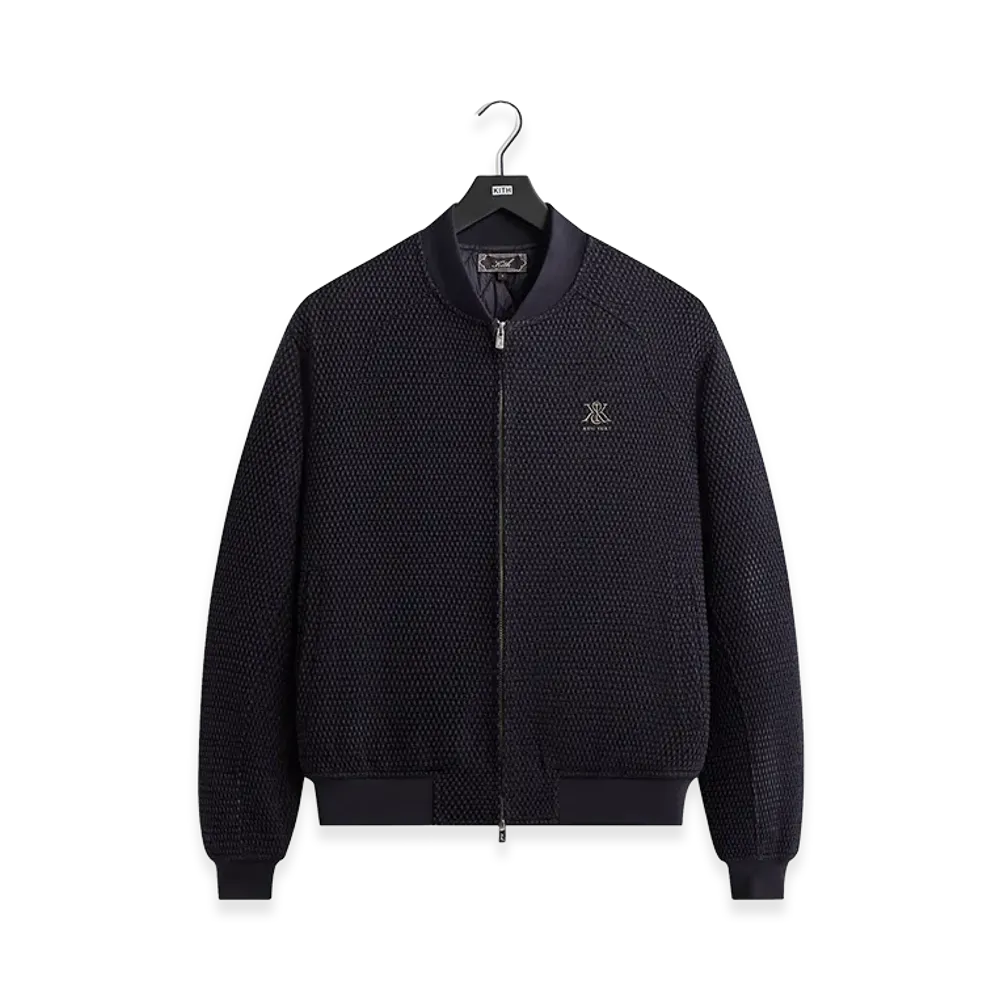 Kith Chenille Roy Bomber Jacket "Ink"