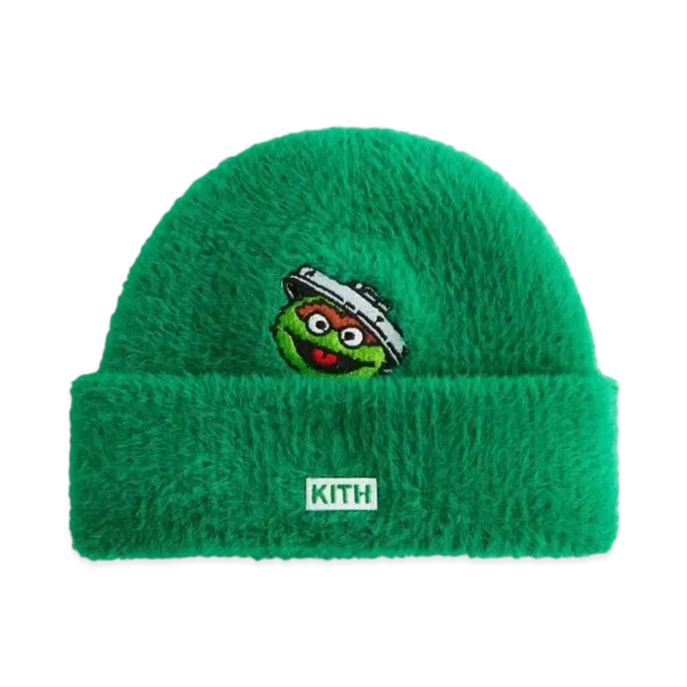 Kith x Sesame Street Baby Grouch Mia Beanie "Reptile"