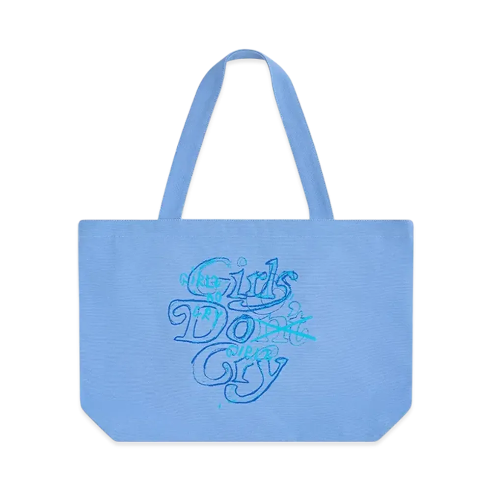 Dover Street Market x VERDY Girls Don't x Capitana Tote Bag "Light Blue"