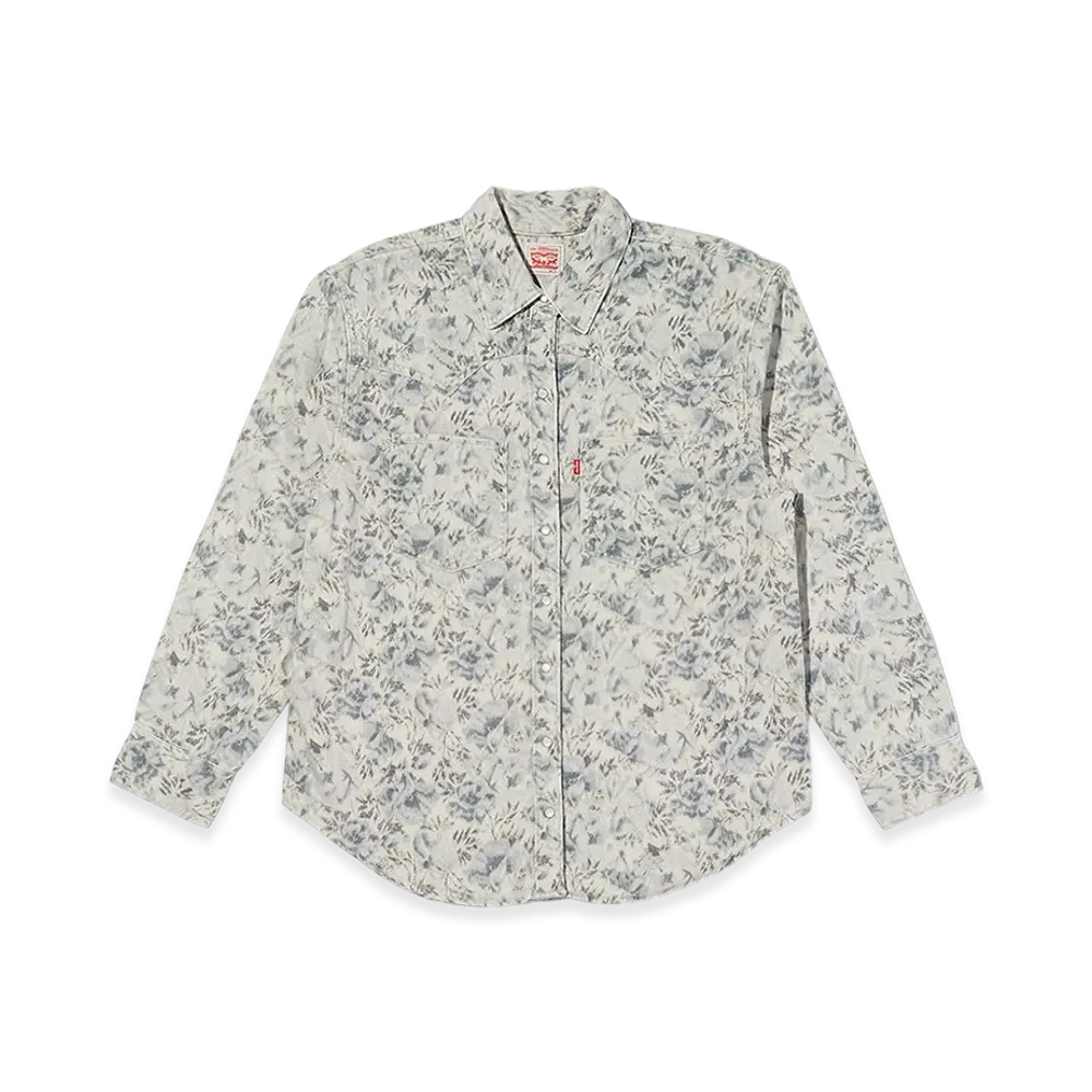 Levi's Teodora Western Shirt "Light Gray"