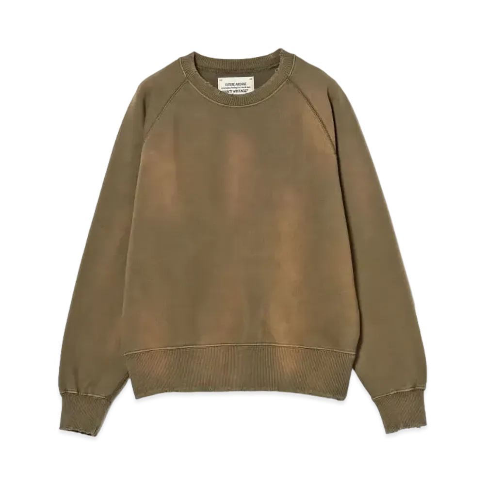 BEAMS FUTURE ARCHIVE / Fade Sweat Crew "Khaki"