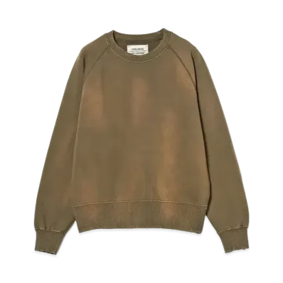 BEAMS FUTURE ARCHIVE / Fade Sweat Crew "Khaki"