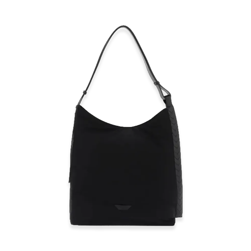 Bottega Veneta Fabric Shoulder Bag "Black"