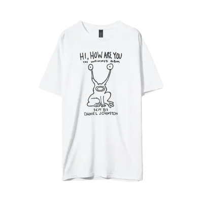 THRIFTY LOOK DANIEL JOHNSTON TEE "WHITE"