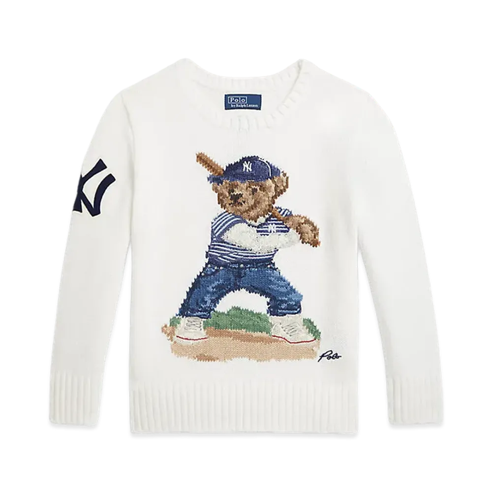 Polo Ralph Lauren x MLB Yankees Sweater "Deckwash White Combo"