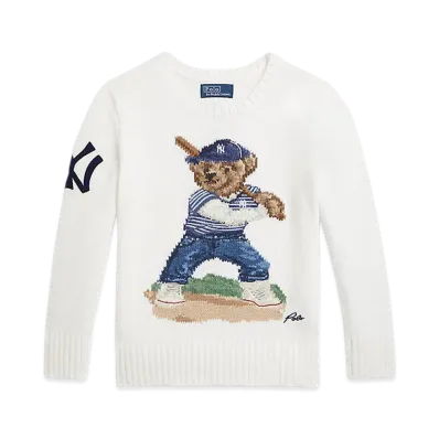 Polo Ralph Lauren x MLB Yankees Sweater "Deckwash White Combo"