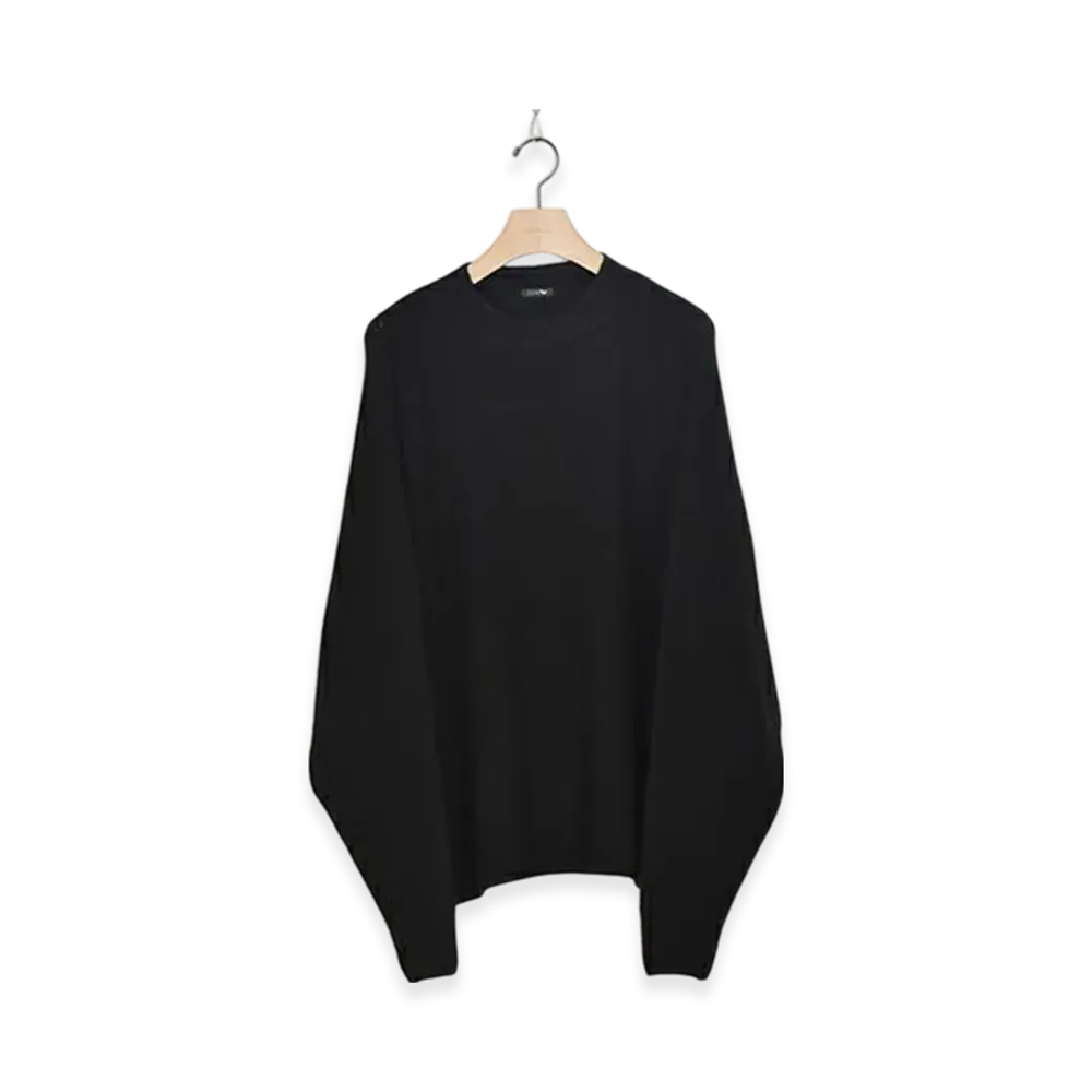 COMOLI Cashmere Crew Neck Knit "Brown"