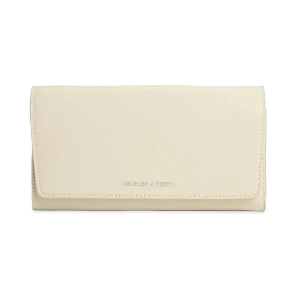 CHARLES & KEITH Irie Long Wallet "Beige"