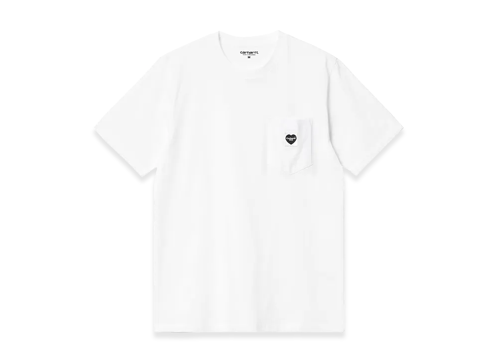 Carhartt WIP S/S Pocket Heart T-Shirt "White/Black"