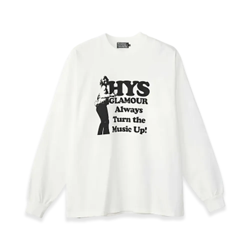 HYSTERIC GLAMOUR Super Kinky Sounds T-Shirt "White"