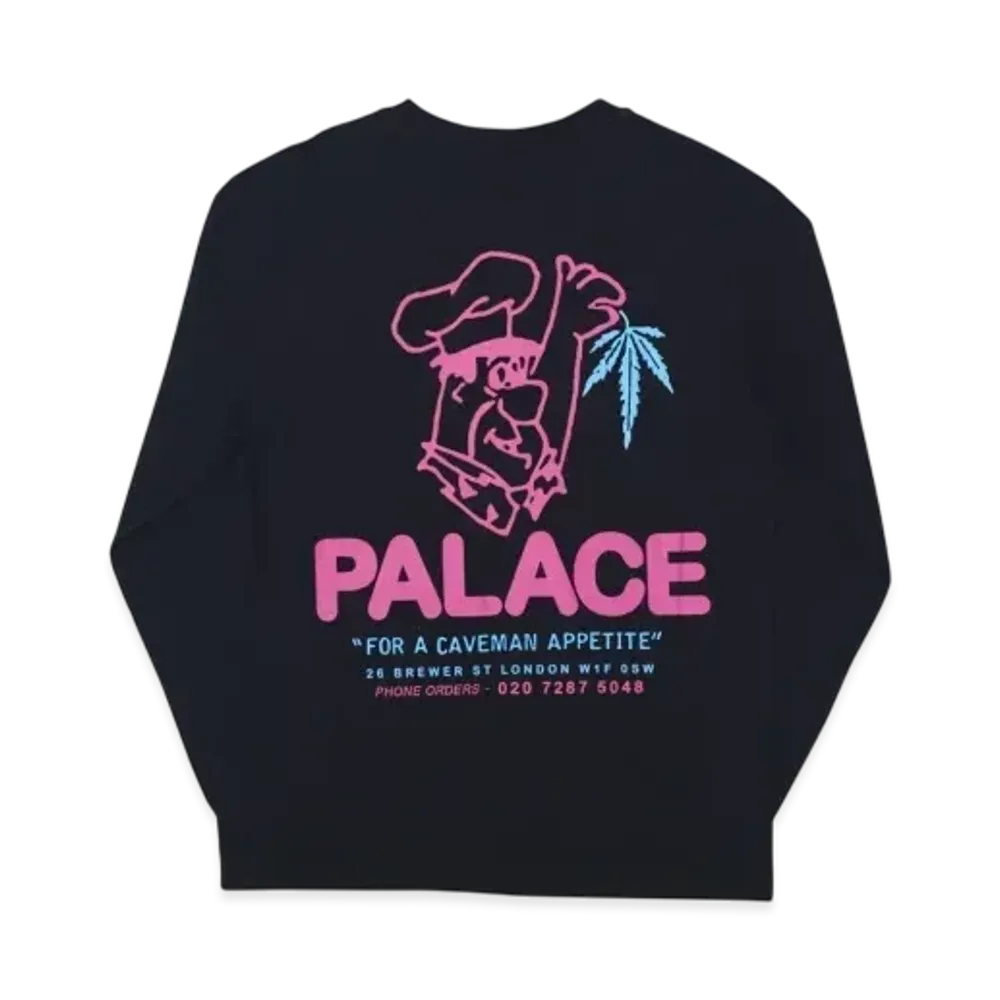 PALACE Caveman Longsleeve "Black"