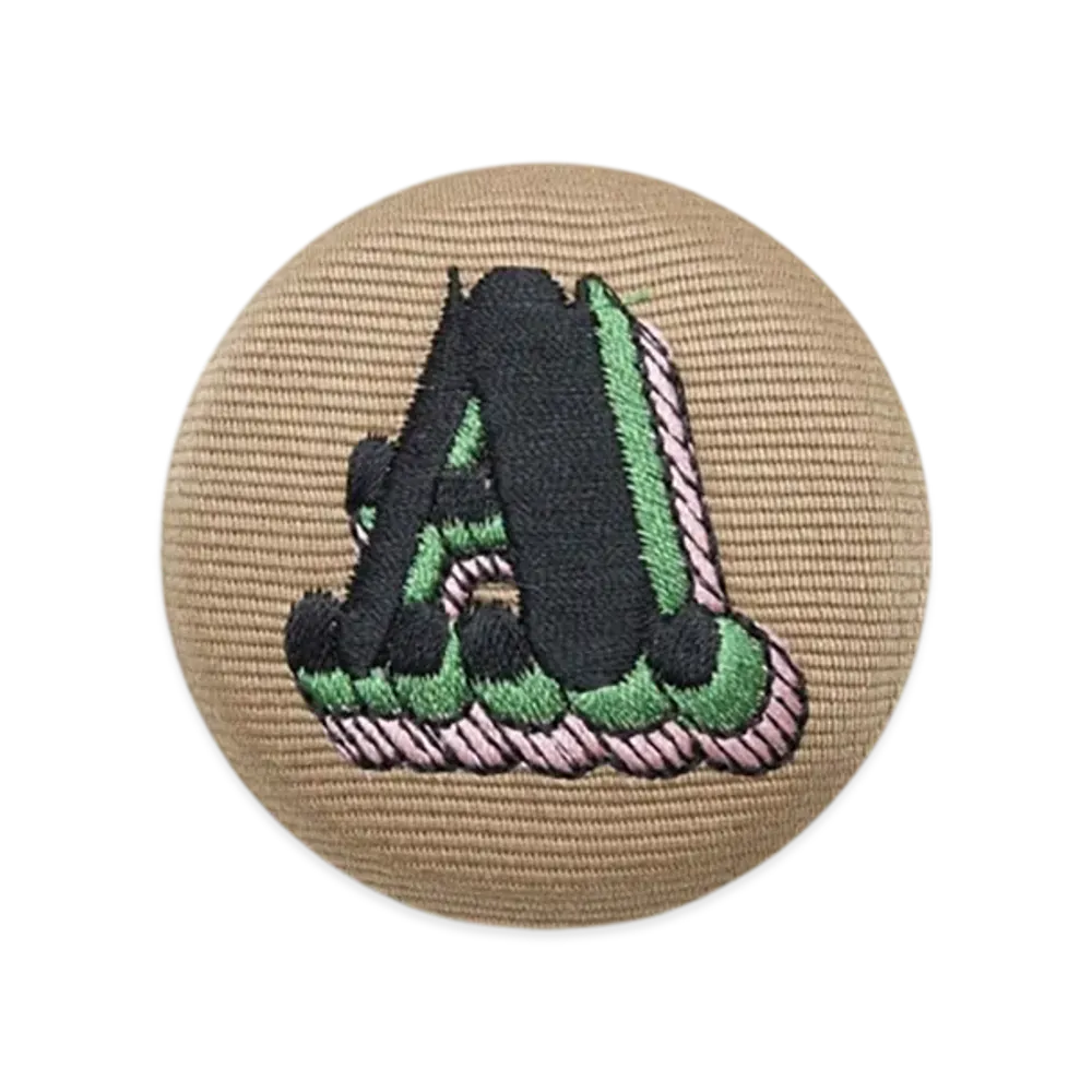 UNDERCOVER Embroidered Badge "Beige Brown"