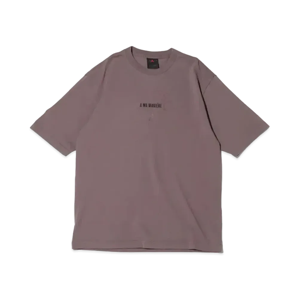 A MA MANIERE × JORDAN Tee "Violet Ore/Black"